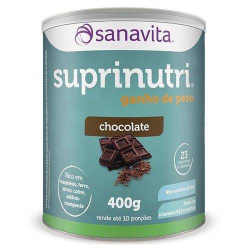 Suprinutri Ganho de Peso Sanavita 400g Chocolate