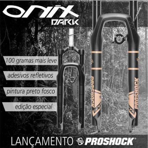 Suspensão Proshock Onix Dark Aro 29 Espiga Reta T/ Guidão
