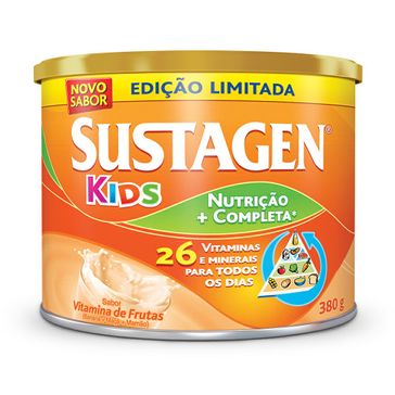 Suplemento Alimentar Sustagen Kids Sabor Vitamina de Frutas 380g