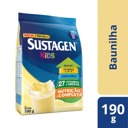 Sustagen Kids Nutrição Infantil Baunilha 190Gr Sachê