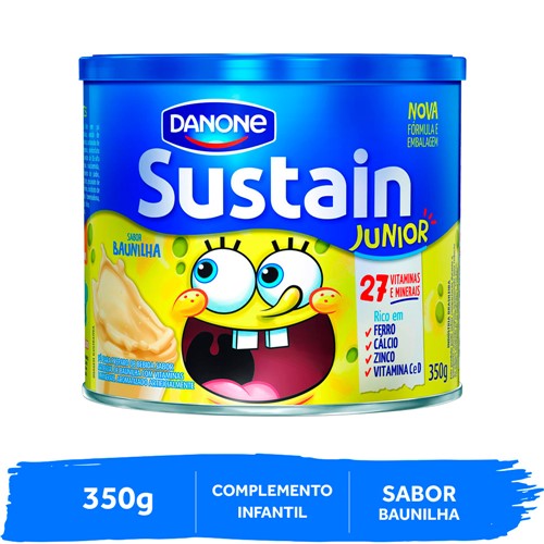 Sustain Junior Sabor Baunilha com 350g