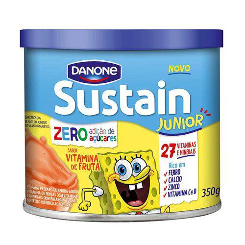 Sustain Júnior Zero Açúcar Sabor Vitamina de Frutas com 350 Gramas