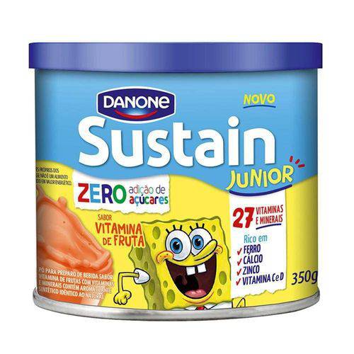 Sustain Junior Zero Adição de Açúcar Sabor Vitamina de Frutas com 350g