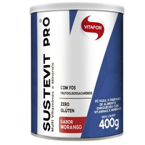 SUSTEVIT PRÓ Fibras Alimentares Sabor Morango - Vitafor - Contém 400g