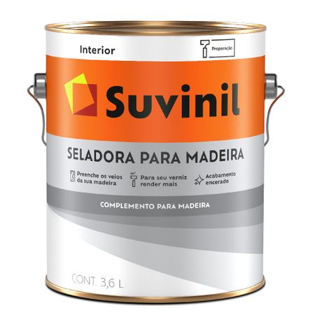 Suvinil Seladora para Madeira 3,6 Litros Transparente
