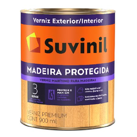 Suvinil Verniz Maritimo Brilho Madeira Protegida 0,9 Litro 0,9 Litro