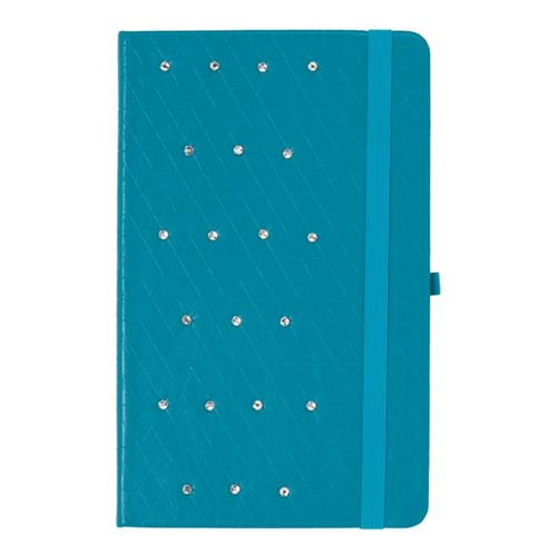 Swarovski | PU Notebook BLUE