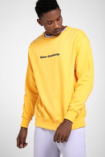 Sweatshirt Logo Mustard-P