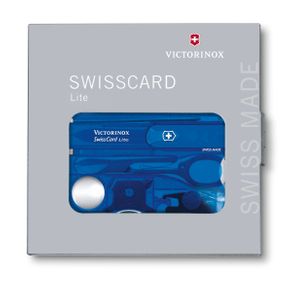 Swisscard Lite Victorinox Azul Translúcido