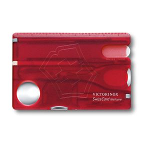 Swisscard Victorinox Lady Vermelho Translúcido