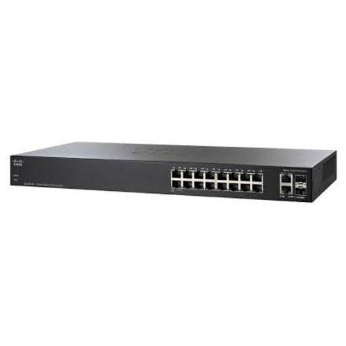 Switch 18p Cisco Sg200-18 Slm2016t-na 16 10/100/1000+2p Sfp