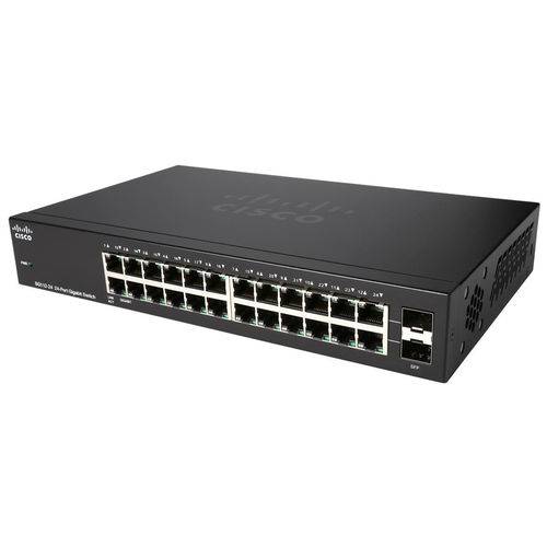 Switch 24 Portas Cisco SG112-24-NA - 22 Portas 10/100/1000Mbps