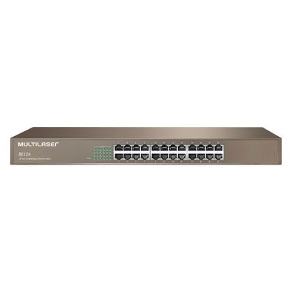 Switch 24 Portas Fast Ethernet Qos Multilaser - Re124 Re124