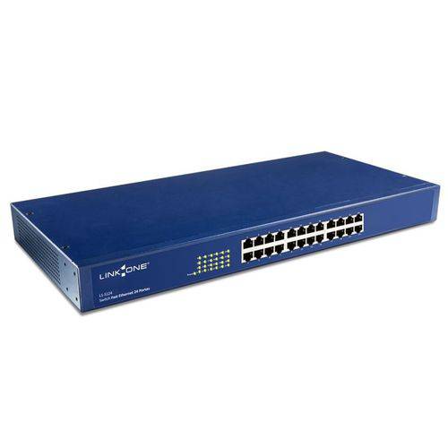 Switch 24 Portas Ln 10/100 Fast Ethernet - Link One - L1-s124