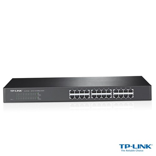 SWITCH 24 PTS 10/100MBPS TL-SF1024 TP-LINK - Switch 24 Pts 10/100mbps TL-SF1024 - TP-LINK