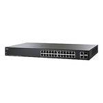 Switch 24p Cisco Sf220-24-k9-na 24x 10/100 + 2x Gigabit Sfp