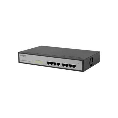 Switch 8 Portas Poe Fast Ethernet Sf 802 Af Intelbras