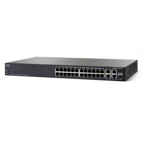 Switch 28p Cisco Sg350-28p-k9-na 24x10/100/1000 (poe+