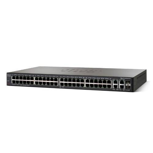Switch Cisco 50 Portas Gigabit 10/100/1000 + 2 Portas Combo (Srw2048-K9) Sg300-52
