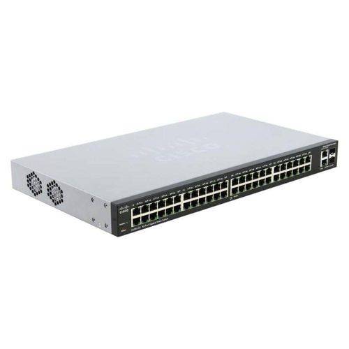 Switch Cisco com 48 Portas Gigabit + 2 G/sfp- Slm2048t-na
