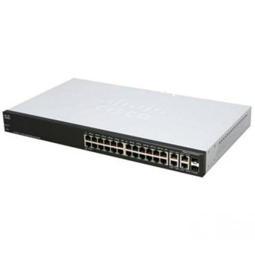 Switch Cisco Gerenciavel Sg300 (Srw2024-K9-Br) - 48 Portas Gigabit + 2 Gigabit/Sfp