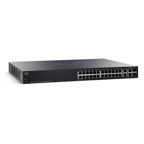 Switch Cisco SF300-24MP 24-port 10/100 Max-PoE (SF300-24MP-K9-NA)