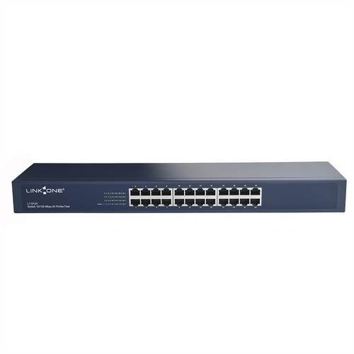 Switch Gigabit de Mesa 24 Portas 10/100 Mbps L1-S124 Link One
