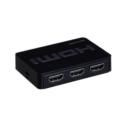 Switch HDMI 3 Portas 3 em 1 Preto 18M Multilaser - WI290 WI290