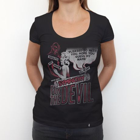 Sympathy For The Devil - Camiseta Clássica Feminina