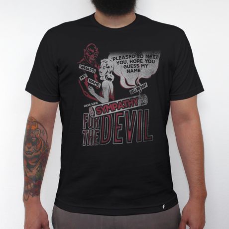 Sympathy For The Devil - Camiseta Clássica Masculina
