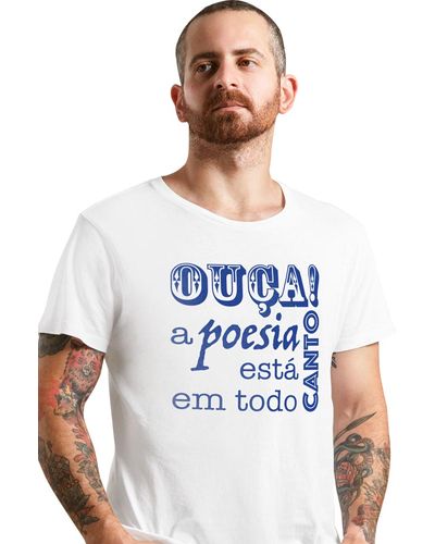 T-shirt a Poesia Está em Todo Canto