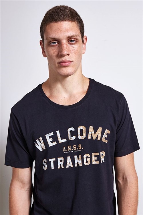 T-shirt Anss Stranger Preto M