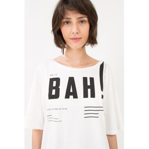T-Shirt Bah! Off White - P