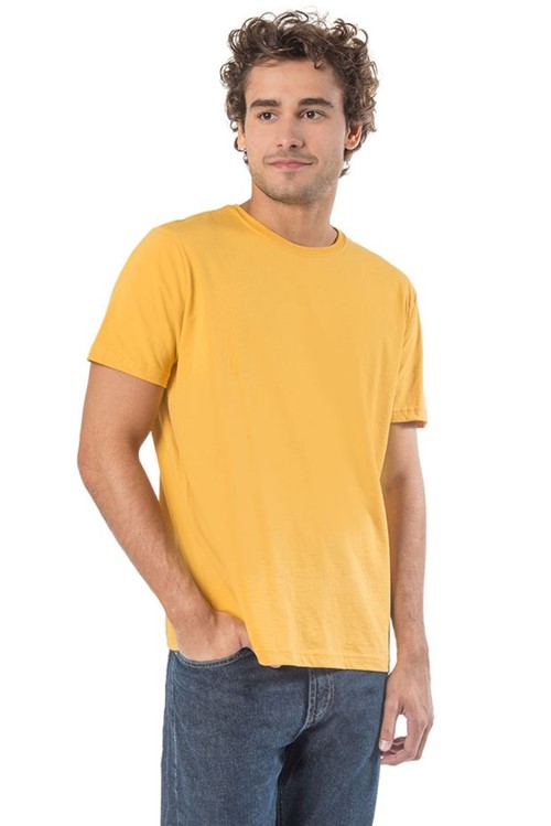 T-Shirt Básica Comfort Amarelo Escuro Amarelo Escuro/P
