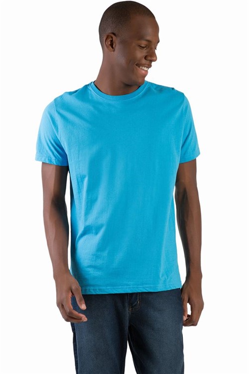 T-Shirt Básica Comfort Azul Turquesa Azul Turquesa/P