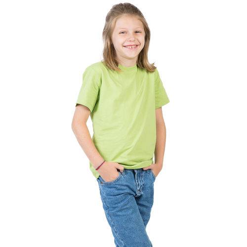 T-shirt Basica Comfort Infantil Masculino Verde Claro Taco