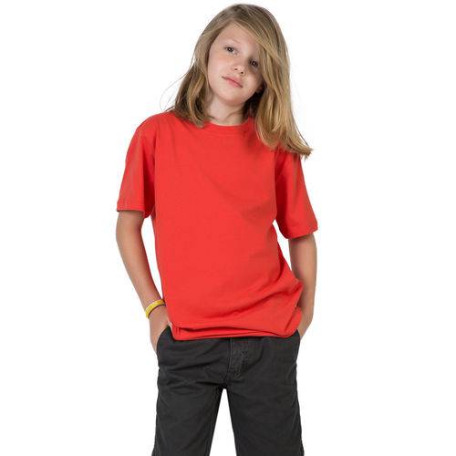 T-shirt Basica Comfort Infantil Masculino Vermelho Taco