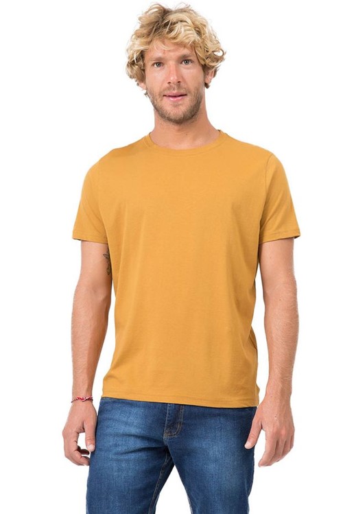 T-Shirt Básica Comfort Mostarda Mostarda/P