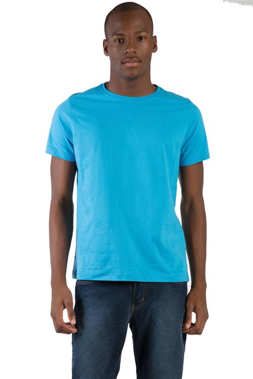 T-Shirt Básica Fit Azul Turquesa Azul Turquesa/P