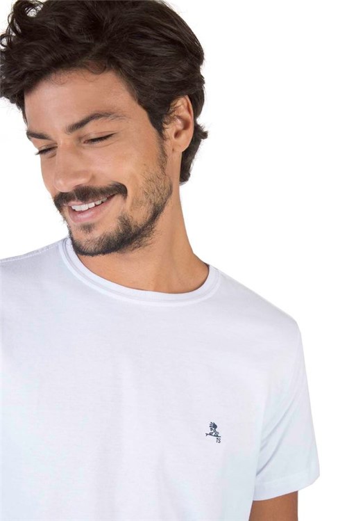 T-Shirt Básica Fit Branco BRANCO/M
