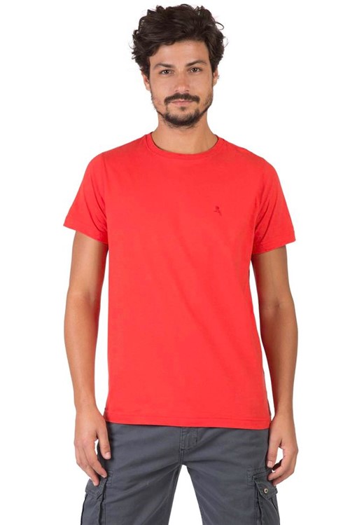 T-Shirt Básica Fit Vermelho Claro Vermelho Claro/P