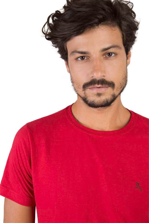 T-Shirt Básica Fit Vermelho Vermelho/P
