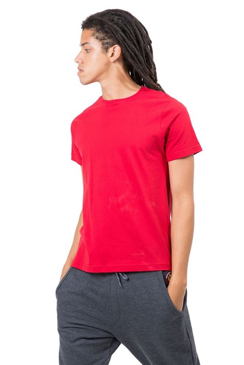 T-Shirt Básica Fit Vermelho Vermelho/P