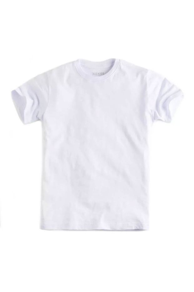 T-Shirt Básica Infantil Masculino Branco BRANCO/10