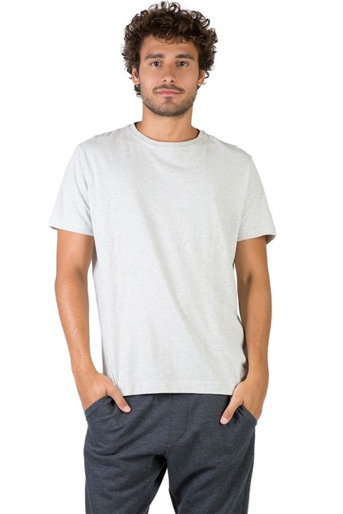 T-Shirt Básica Mescla Comfort Cru CRU/P