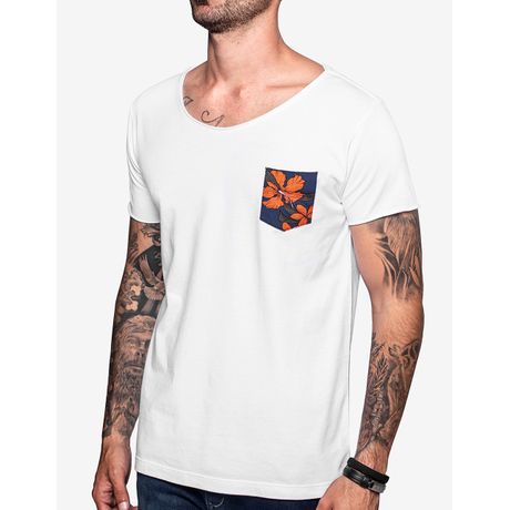T-shirt Bolso Floral Canoa 103515