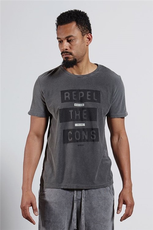 T-shirt Botone Repel The Cons Preto P