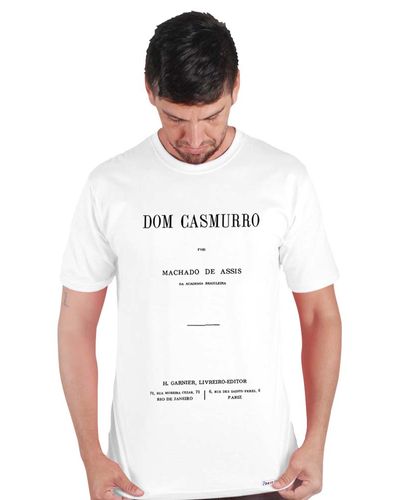 T-shirt Capa de Livro Dom Casmurro