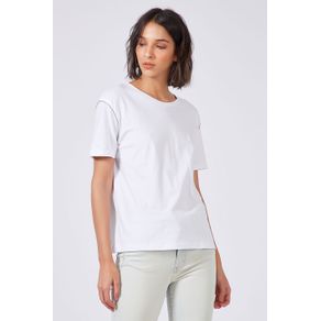 T-Shirt Cava Bordada Off White - P