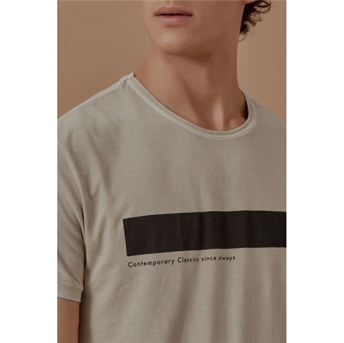 T-Shirt Classico Contemporaneo Areia - M